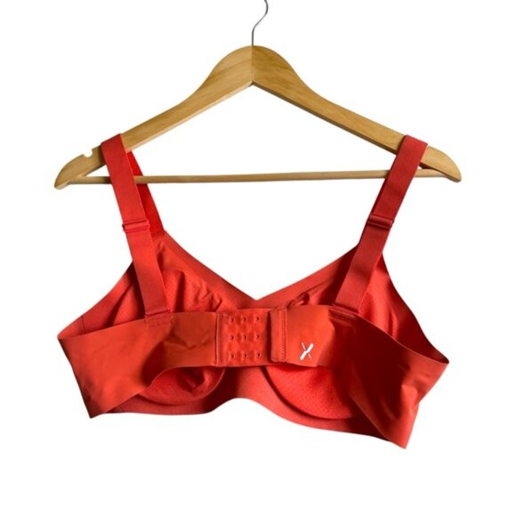 Knix Evolution Bra Wide Straps Size 3 Tangerine Padded - Picture 3 of 6